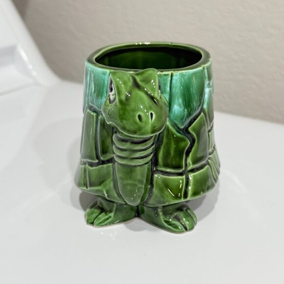 Vintage Majolica Inarco Turtle Planter made in Japan - Picture 12 of 17